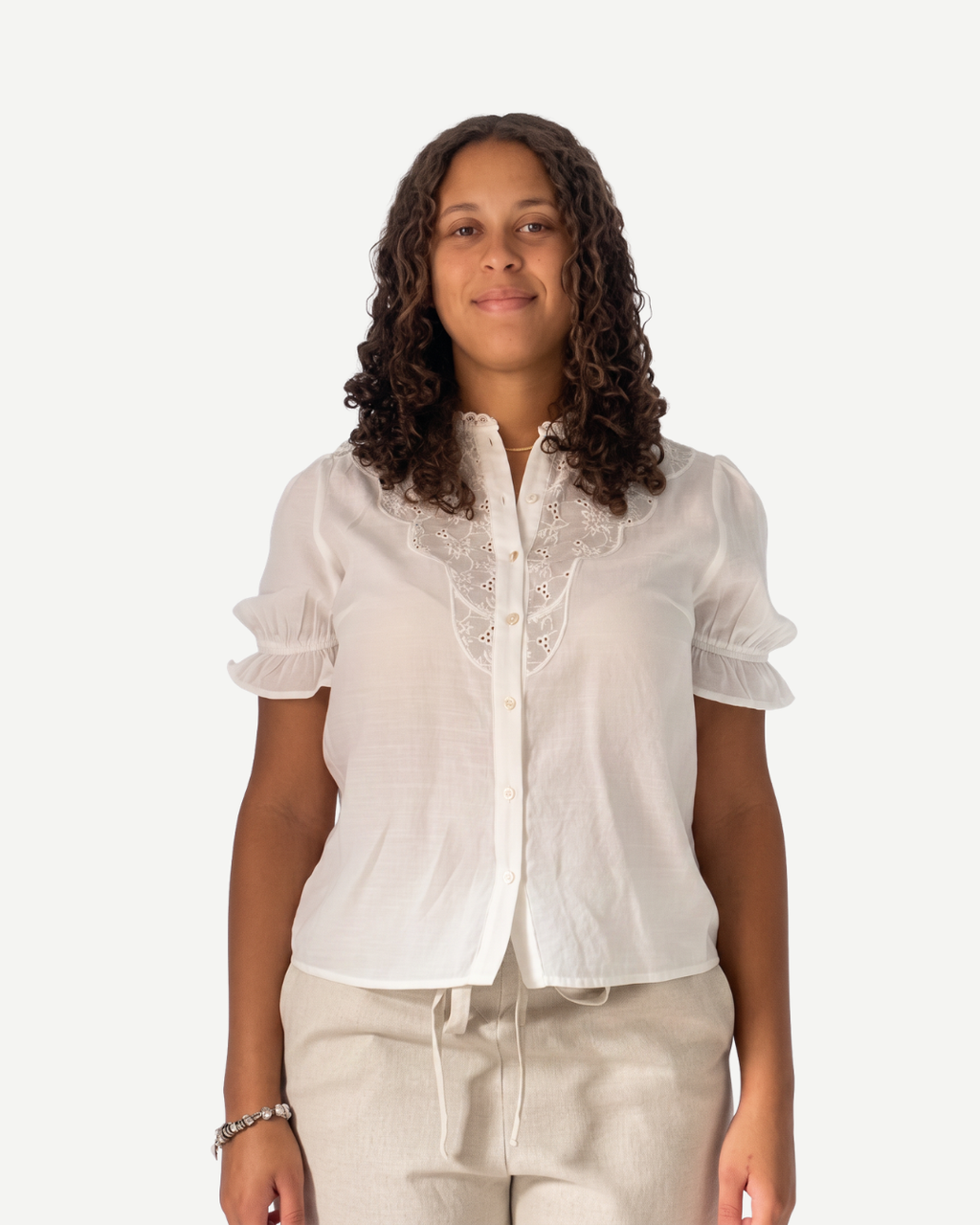 Élodie Button Blouse