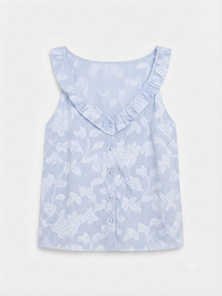 Céline Blue Top
