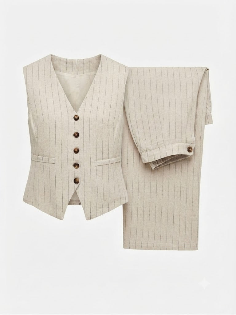 Amélie Striped Set