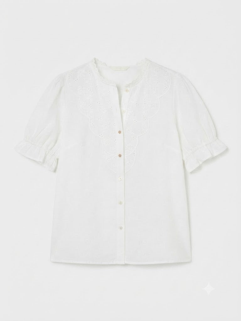 Élodie Button Blouse